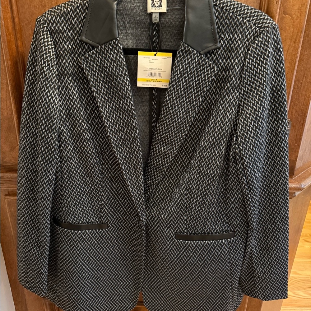 Anne Klein Black and White Blazer NWT